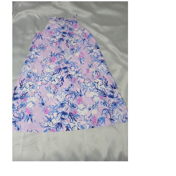 Lilly Pulitizer Light Lilacs Trunks in the Air Margot Swing Dress X Small - Picture 4 of 10